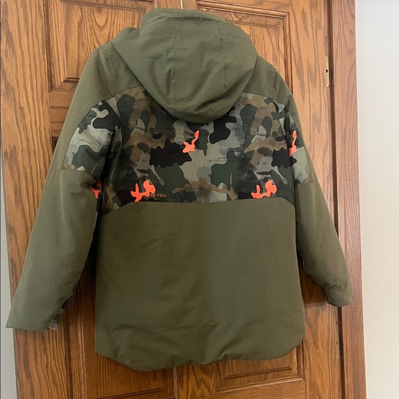 Obermeyer Boys Large Camouflage Hooded Jacket - Picture 2 of 11